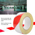 Red and White Stripe PVC Self Adhesive Caution Tape for Floor. (48mm*25m)